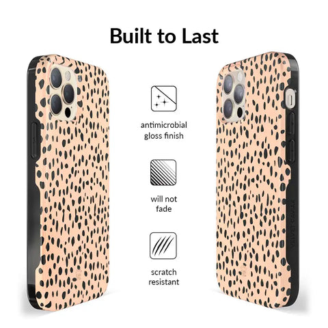 Spotted Nude Cheetah iPhone Case