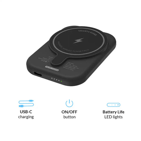 Spotted Cheetah Portable MagSafe Charger Power Pack