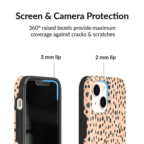 Spotted Nude Cheetah iPhone Case