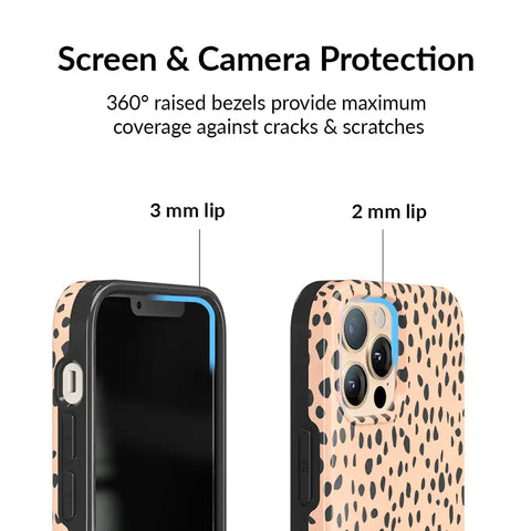 Spotted Nude Cheetah iPhone Case