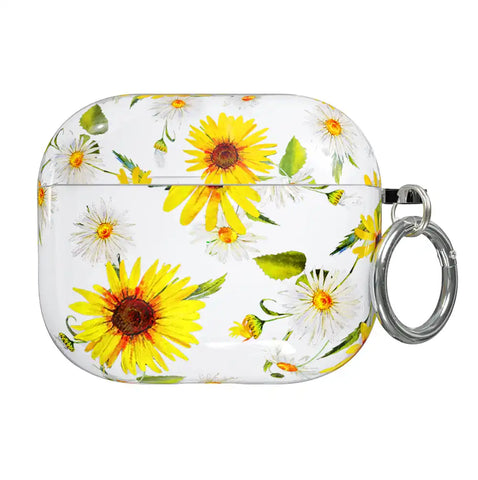Sunflower Daisy Airpods Case