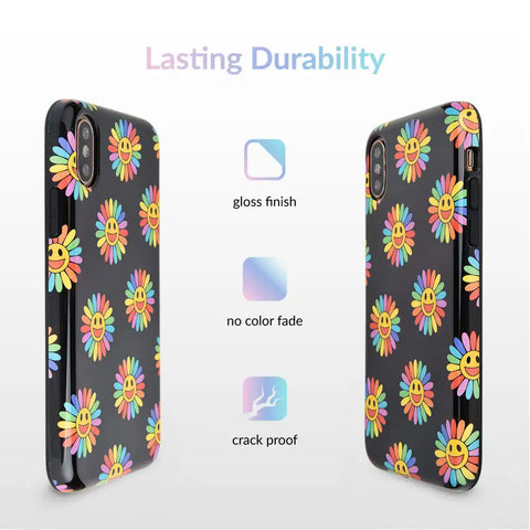 Rainbow Smiley iPhone Case