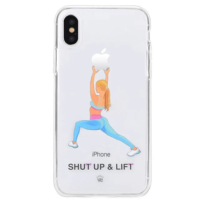 Shut Up & Lift iPhone Case Blonde Hair
