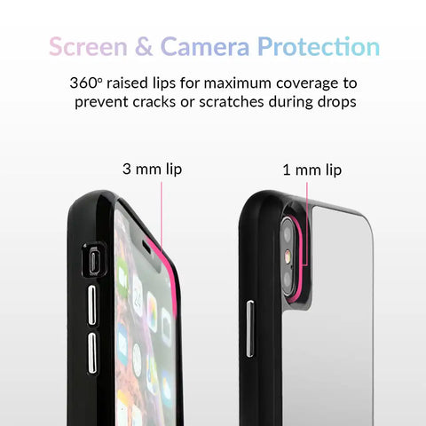 Silver Reflective Mirror iPhone Case