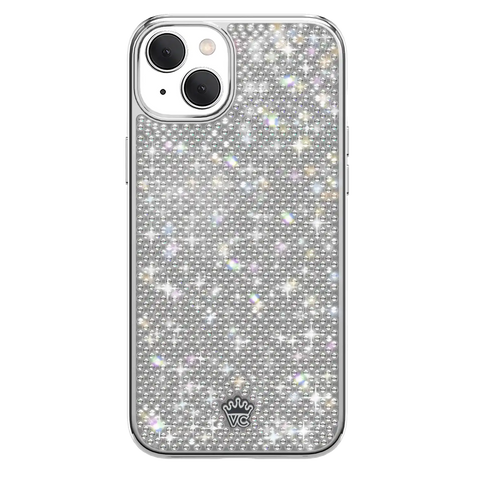 Chrome Caviar Crystals iPhone Case