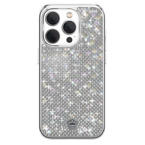 Chrome Caviar Crystals iPhone Case