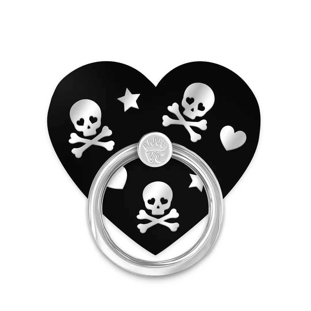 Chrome Skulls Phone Ring