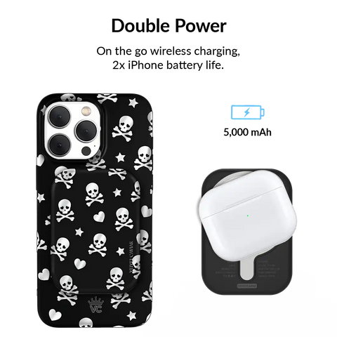 Chrome Skulls Portable MagSafe Charger Power Pack