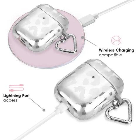Chrome Leopard AirPod Case
