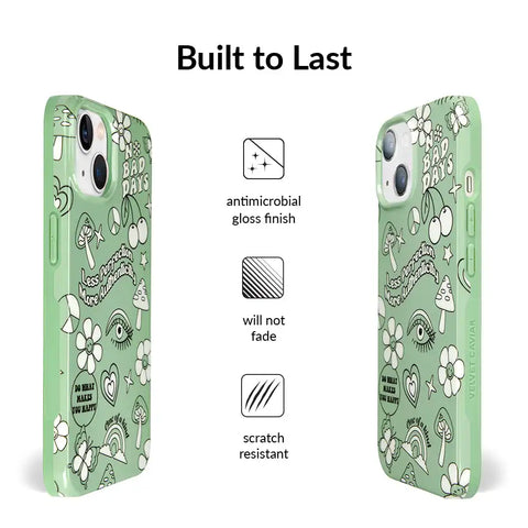 Good Vibes Matcha iPhone Case