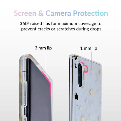Starry Night Clear Samsung Case
