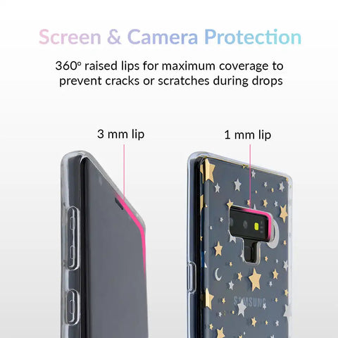 Starry Night Clear Samsung Case