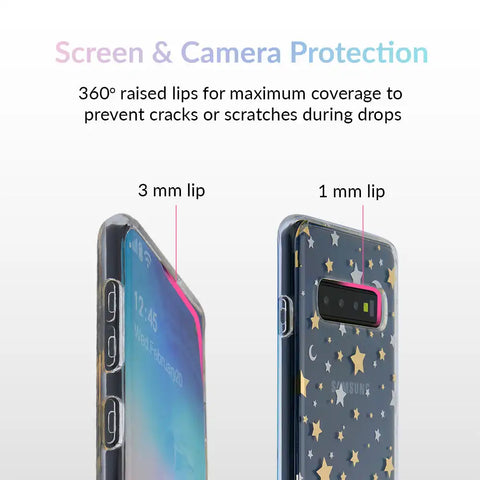 Starry Night Clear Samsung Case