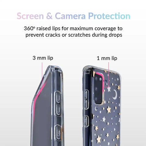 Starry Night Clear Samsung Case