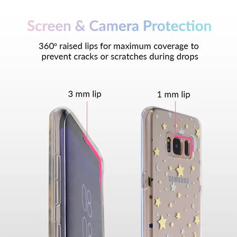 Starry Night Clear Samsung Case