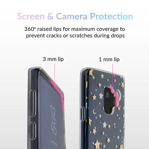 Starry Night Clear Samsung Case