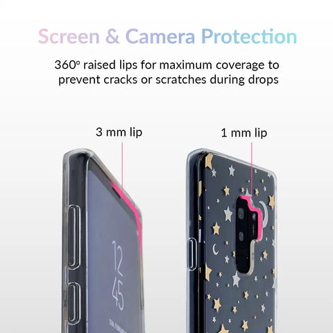 Starry Night Clear Samsung Case