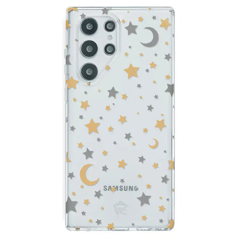 Starry Night Clear Samsung Case