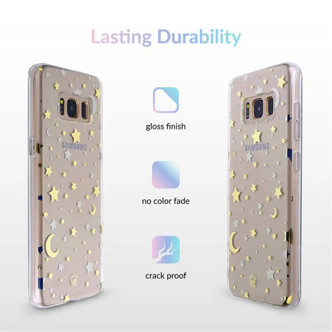 Starry Night Clear Samsung Case