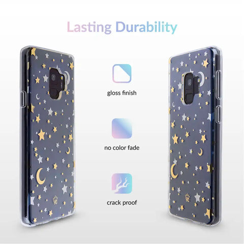 Starry Night Clear Samsung Case