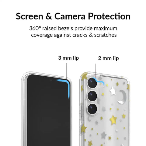 Starry Night Clear Samsung Case