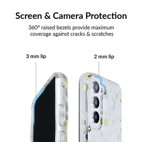 Starry Night Clear Samsung Case