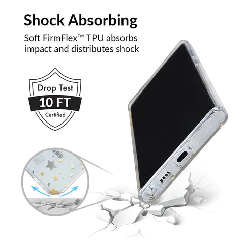 Starry Night Clear Samsung Case