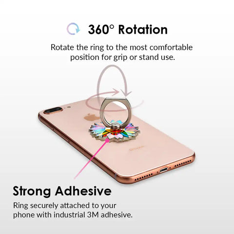 Rainbow Smiley Phone Ring