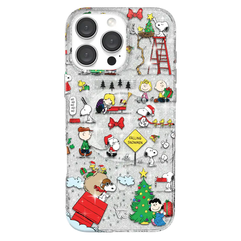 Snoopy Christmas Glitter iPhone Case