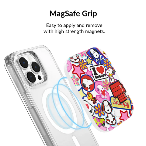 Snoopy Patchwork Portable MagSafe Charger Power Pack