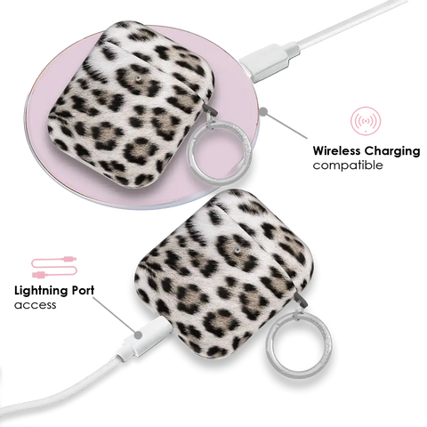 Arctic Leopard AirPod Case