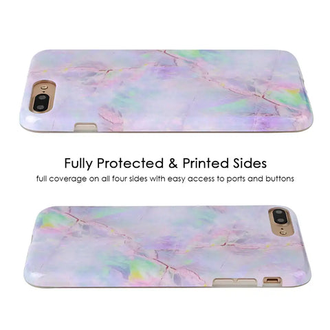 Cotton Candy Marble iPhone Case
