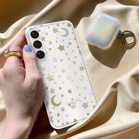 Starry Night Clear Samsung Case