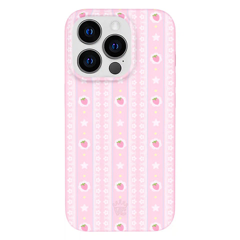 Strawberry Macaron iPhone Case