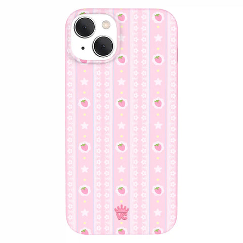 Strawberry Macaron iPhone Case