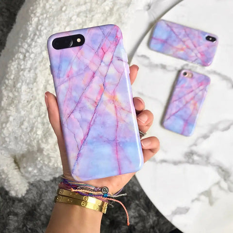 Sunset Marble iPhone Case