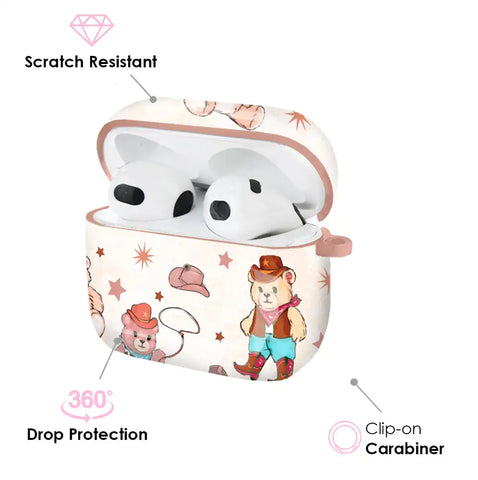 Cowboy Teddy AirPod Case