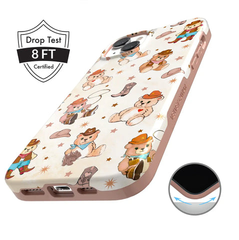 Cowboy Teddy iPhone Case