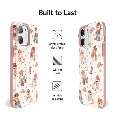 Cowboy Teddy iPhone Case