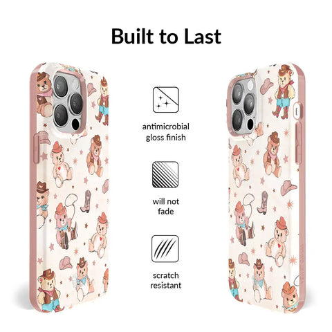 Cowboy Teddy iPhone Case
