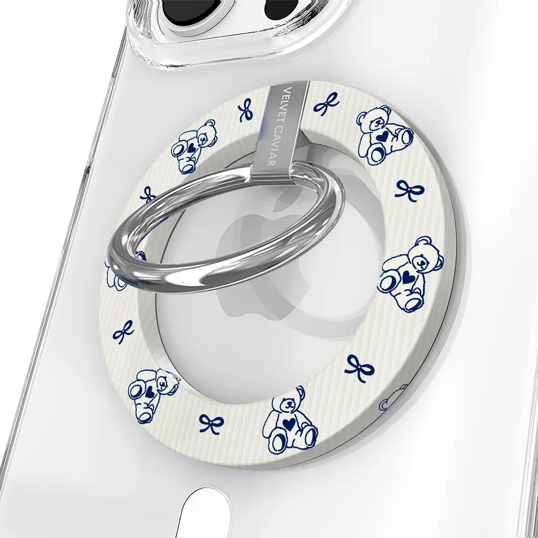 Preppy Teddy MagSafe Grip Ring
