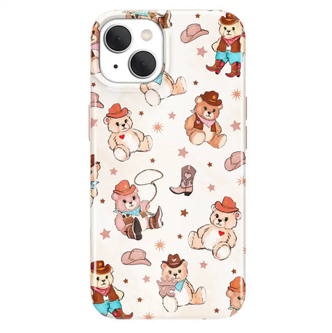 Cowboy Teddy iPhone Case