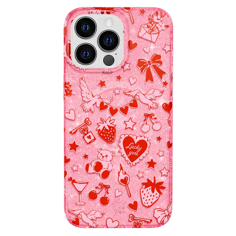 Be Mine Glitter iPhone Case