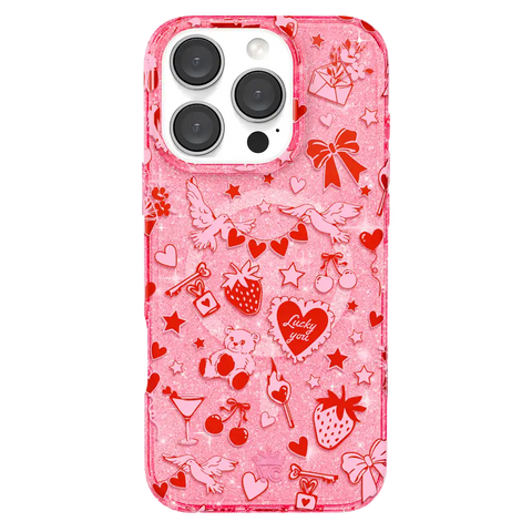 Be Mine Glitter iPhone Case