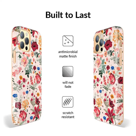 Nude Vintage Floral iPhone Case