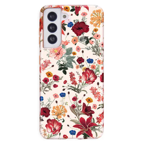 Nude Vintage Floral Samsung Galaxy Case