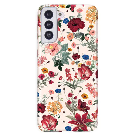 Nude Vintage Floral Samsung Galaxy Case