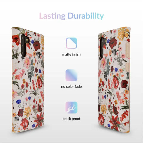 Nude Vintage Floral Samsung Galaxy Case