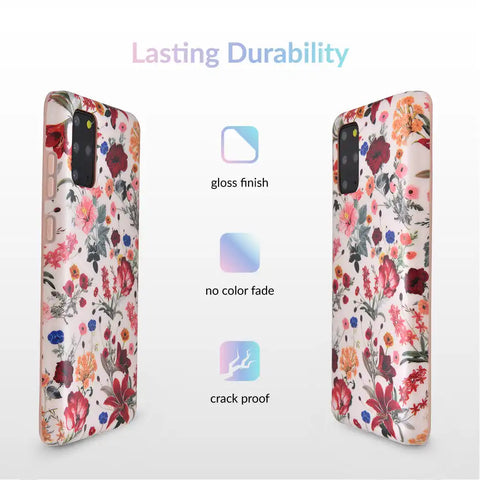 Nude Vintage Floral Samsung Galaxy Case