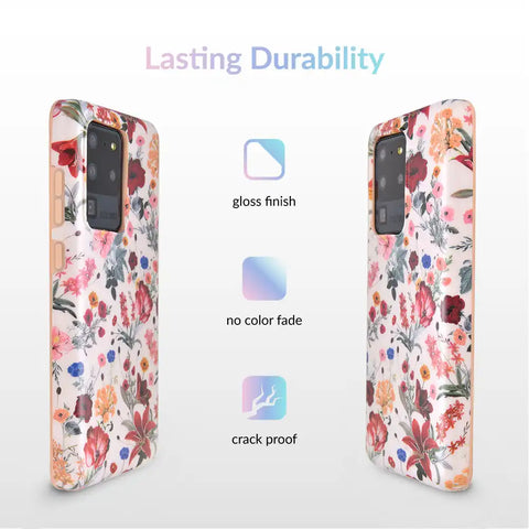 Nude Vintage Floral Samsung Galaxy Case